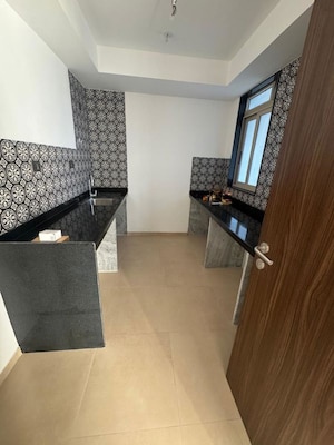Kitchen in 2 BHK Apartment at L&T Crescent Bay T2, Parel – for Rent