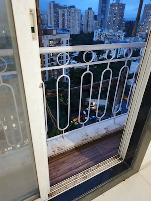 Balcony in 2 BHK Apartment at Vijay Residency Phase III, Kavesar – for Rent