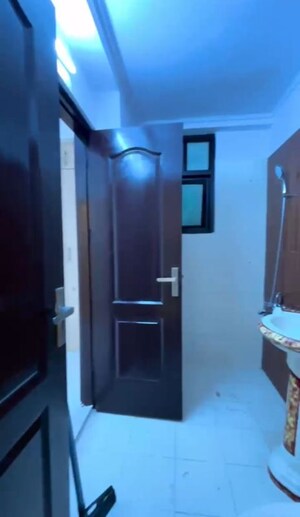 Building Lobby in 3 BHK Apartment at Rishabh Platinum, Indrapuram – for Sale