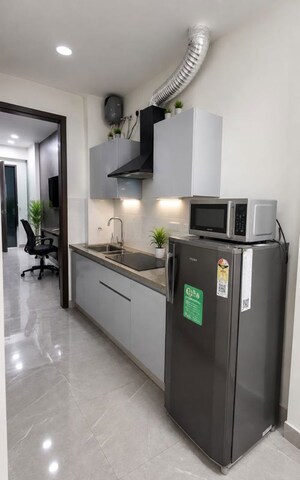 Kitchen in 2.5 BHK Apartment at BPTP Park Prime, Sector 66 – for Rent