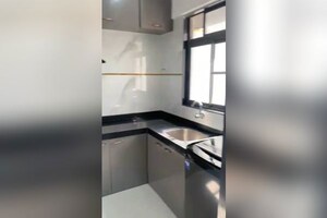 Kitchen in 2 BHK Apartment at Dev Leo Tower, Oshiwara – for Rent