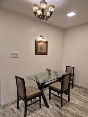 Living Room in 1 BHK Apartment at Breach Candy – for Rent