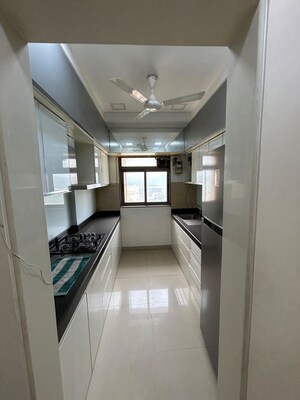 Kitchen in 2.5 BHK Apartment at Lodha Tiara, Ghodbunder Road – for Rent