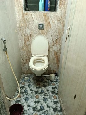 Bathroom in 3 BHK Apartment at Shakti Aura, Ghansoli – for Rent