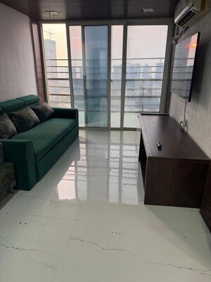 Living Room in 2 BHK Apartment at Ruparel Iris, Matunga West – for Rent