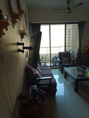 Living Room in 2 BHK Apartment at Concret Sai Saakshaat, Kharghar – for Rent