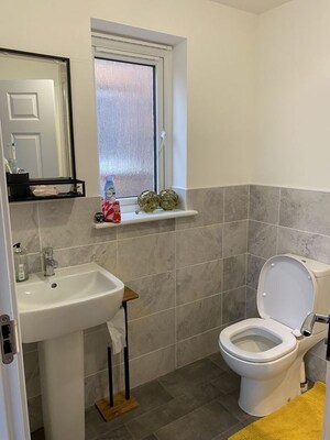 Bathroom in 2 BHK Apartment at Bapu Gram – for Sale