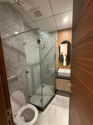 Bathroom in 3 BHK Builder Floor at NKV Golden Avenue, Sohna Sector 35 – for Sale