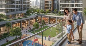 Balcony in 3 BHK Apartment at Aditya Nagar – for Sale