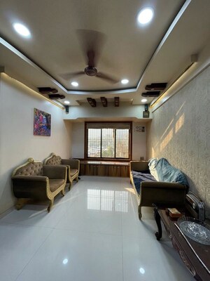 Living Room in 2 BHK Apartment at Thane West – for Sale