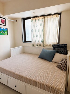 Bedroom in 2 BHK Apartment at Wild Wood Park, Versova – for Rent