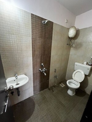 Bathroom in 2 BHK Apartment at Krisala Krisanta Skyline, Dehu Road – for Rent
