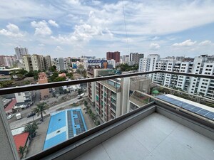 Balcony in 2 BHK Apartment at Divine Palm Springs, Wakad – for Rent