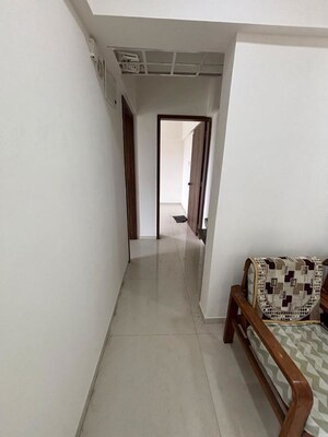 Building Lobby in 2 BHK Apartment at Divine Palm Springs, Wakad – for Rent