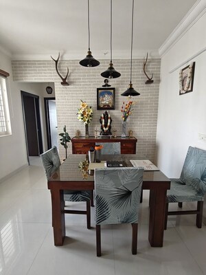 Dining area in 3 BHK Apartment at Purvi Enclave, Kaggadasapura – for Sale