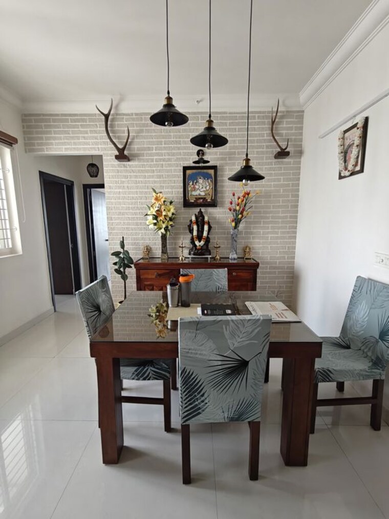 Dining area, purvi-enclave 3 Bedroom 1900 Sq.Ft. Apartment In Kaggadasapura Bangalore 10778061