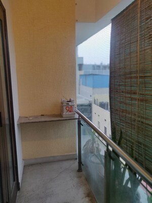Balcony in 3 BHK Apartment at Hill View Banjara Hills, Banjara Hills – for Rent