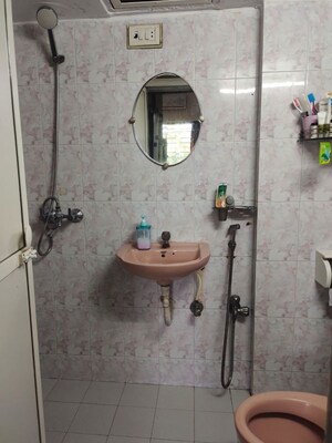 Bathroom in 2 BHK Apartment at Neelkanth Sunberry Ghansoli, Ghansoli – for Rent
