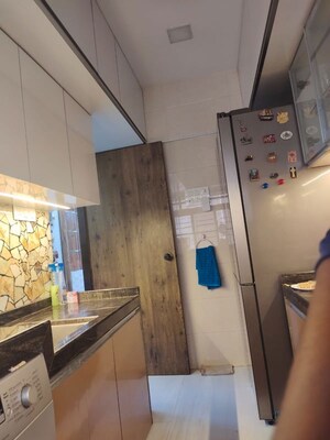 Kitchen in 2 BHK Apartment at Neelkanth Sunberry Ghansoli, Ghansoli – for Rent