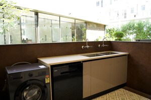 Kitchen in 3 BHK Apartment at Affinity Greens, International Airport Road – for Sale
