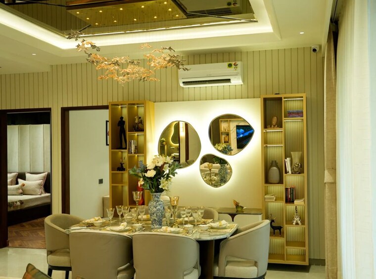 Living Room, affinity-greens 3 Bedroom 2350 Sq.Ft. Apartment In International Airport Road Zirakpur 10778128