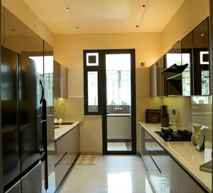 Kitchen in 3 BHK Apartment at Affinity Greens, International Airport Road – for Sale