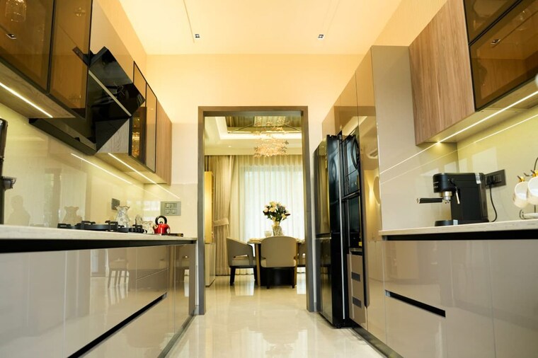 Kitchen, affinity-greens 3 Bedroom 2350 Sq.Ft. Apartment In International Airport Road Zirakpur 10778128