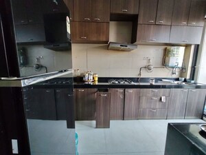 Kitchen in 3 BHK Apartment at Kesar Exotica, Kharghar Sector 10 – for Rent