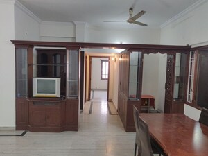 Living Room in 3 BHK Apartment at Sneha Residency Banjara Hills, Banjara Hills – for Rent