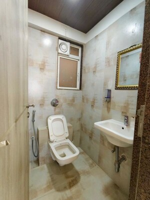 Bathroom in 1 RK Apartment at Hiranandani Solitaire Studio Apartment, Ghodbunder Road – for Rent