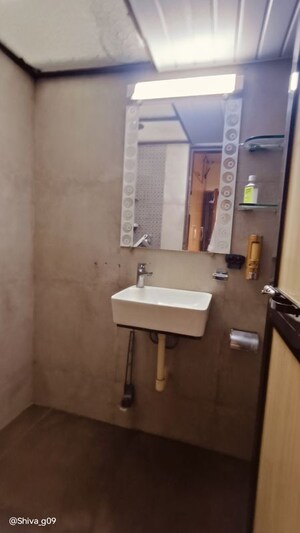 Bathroom in 1 BHK Apartment at Prabhadevi – for Rent