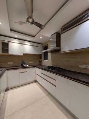 Kitchen in 4 BHK Builder Floor at Green Park Extension – for Rent