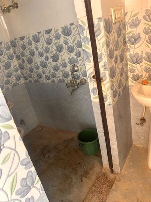 Bathroom in 1 RK Independent House at Vastu Khand – for Rent