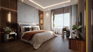 Bedroom in 4 BHK Apartment at DLF Privana West, Sector 76 – for Sale