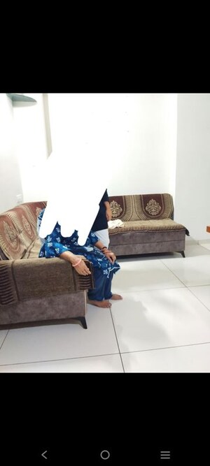 Living Room in 2 BHK Apartment at Adani Augusta, Tragad – for Rent