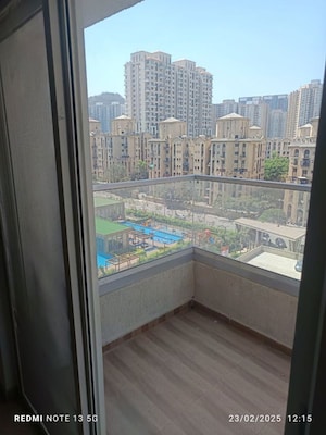 Balcony in 1 BHK Apartment at Godrej Hill Retreat, Mahalunge – for Rent