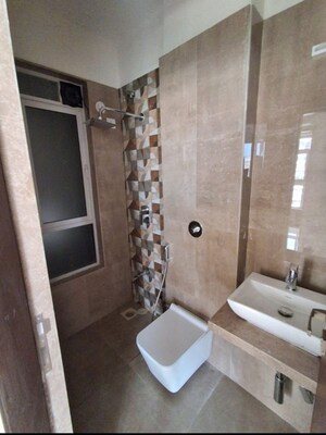 Bathroom in 1 BHK Apartment at Group Satellite Elegance, Goregaon East – for Sale