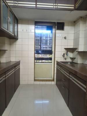 Kitchen in 1 BHK Apartment at Shanti Gardens , Mira Road – for Rent