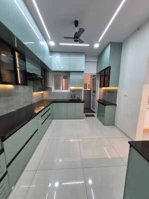 Kitchen in 3 BHK Apartment at Rajapushpa Imperia, Tellapur – for Rent