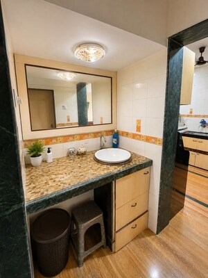 Kitchen in 2 BHK Apartment at Ajmera Beverly Hills and Royal Empire, Andheri West – for Rent