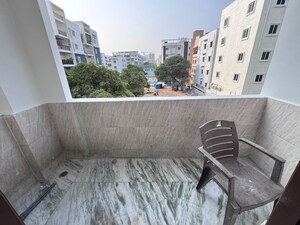 Balcony in 3 BHK Apartment at A1 Residency, Manikonda – for Rent