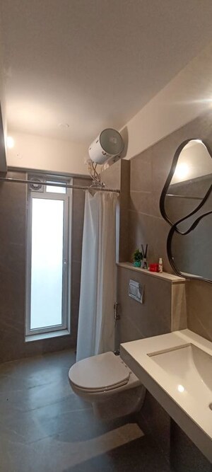 Bathroom in 2 BHK Apartment at Antariksh Ace, Bandra East – for Rent