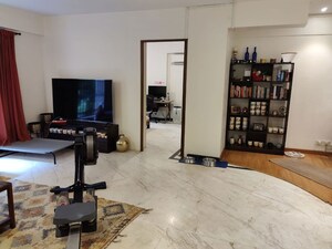 Living Room in 3 BHK Apartment at Ahuja Adibaba, Santacruz West – for Rent