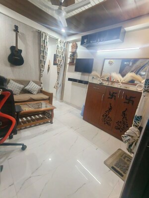 Living Room in 1 BHK Builder Floor at Chattarpur – for Rent
