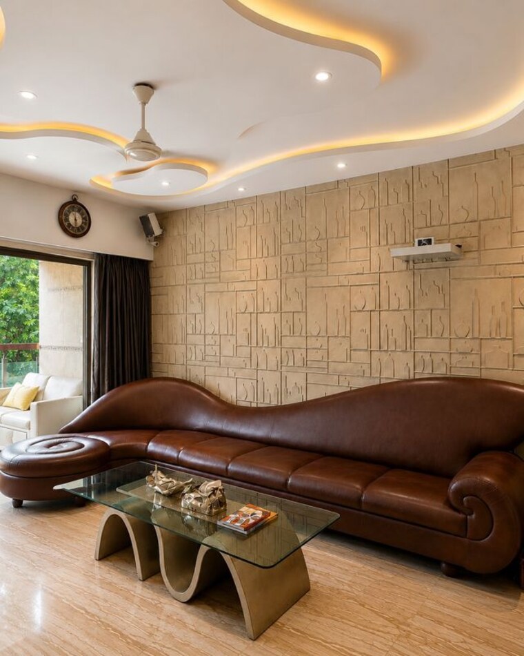 Living Room, juhu 4 Bedroom 4500 Sq.Ft. Apartment In Juhu Mumbai 10778464