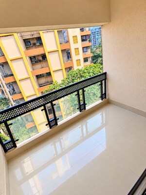 Balcony in 2 BHK Apartment at Akashganga Complex Kavesar, Kavesar – for Rent
