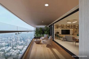 Balcony in 3 BHK Apartment at Asshna Seabliss, Versova – for Rent