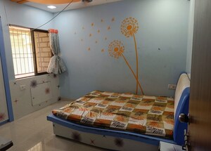 Bedroom in 2 BHK Apartment at Cosmos Jewels, Ghodbunder Road – for Rent