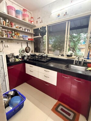 Kitchen in 1 RK Apartment at Shanti Niketan CHS Dahisar, Dahisar West – for Sale