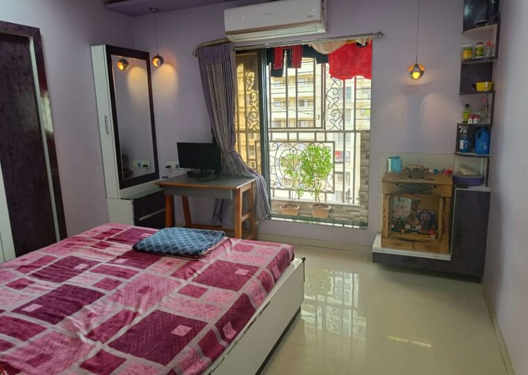 Bedroom, cosmos-jewels 2 Bedroom 560 Sq.Ft. Apartment In Ghodbunder Road Thane 10778549
